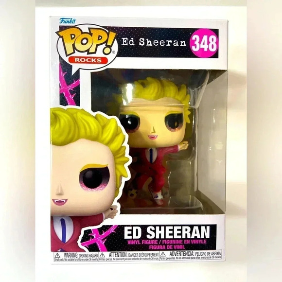 Ed Sheeran- Funko Pop! #348 -  Bad Habits Glitter Vampire - BNIB - 🧛‍♂️🎶🎤💖 - Picture 1 of 4